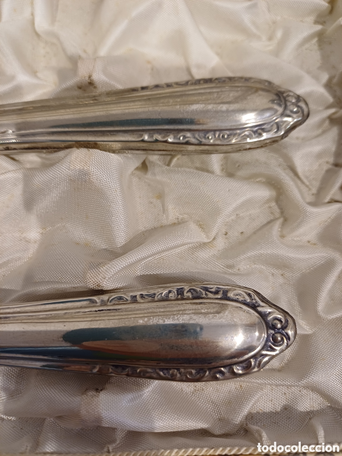 Antig&uuml;edades: Cuberteria postre, en oro y plata - Foto 5