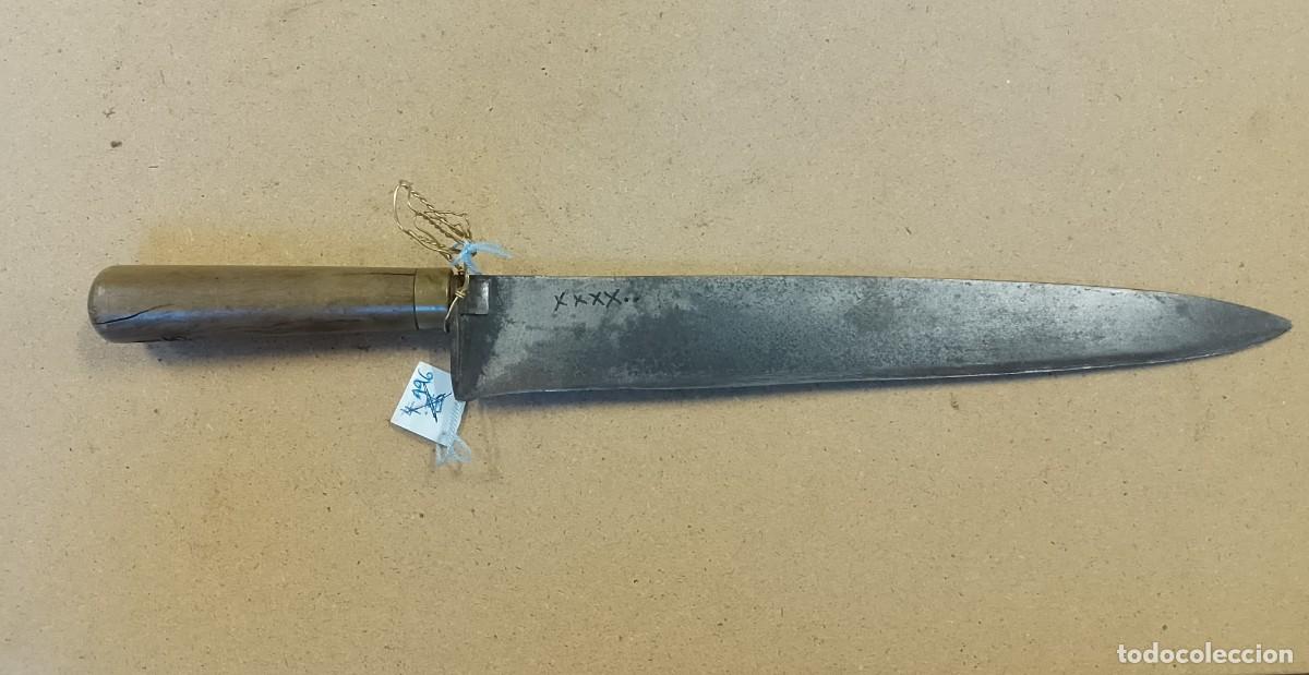 Antig&uuml;edades: Antiguo cuchillo, 45cm - Foto 1