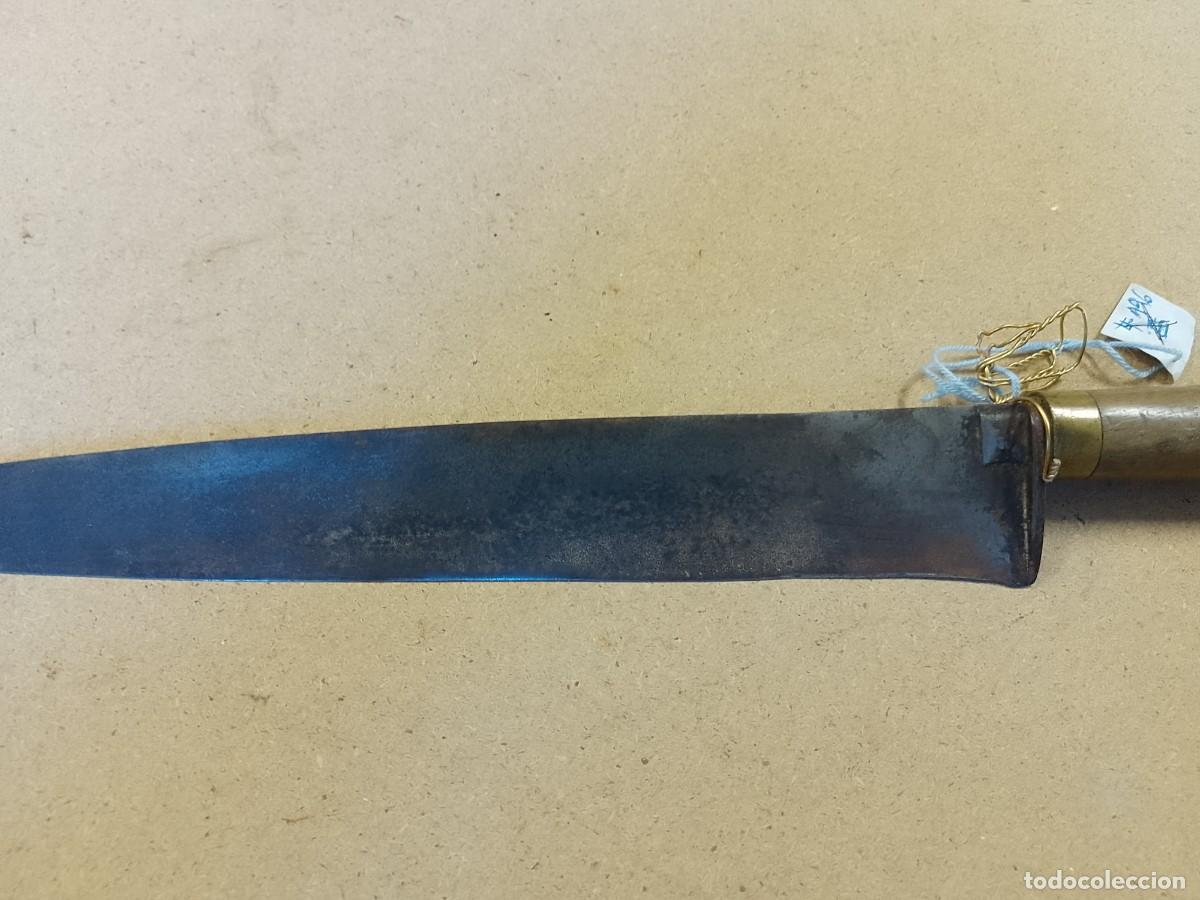 Antig&uuml;edades: Antiguo cuchillo, 45cm - Foto 3