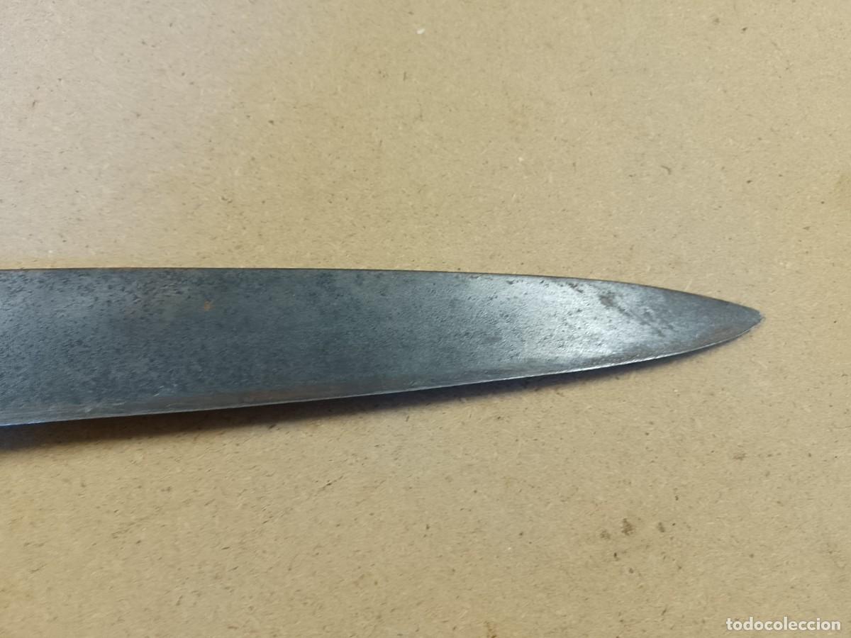 Antig&uuml;edades: Antiguo cuchillo, 45cm - Foto 4
