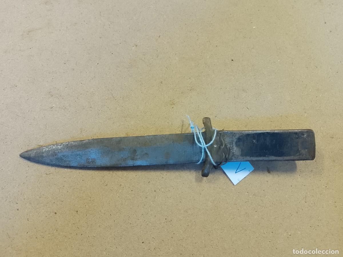 Antig&uuml;edades: Cuchillo casero de 28,5cm - Foto 2