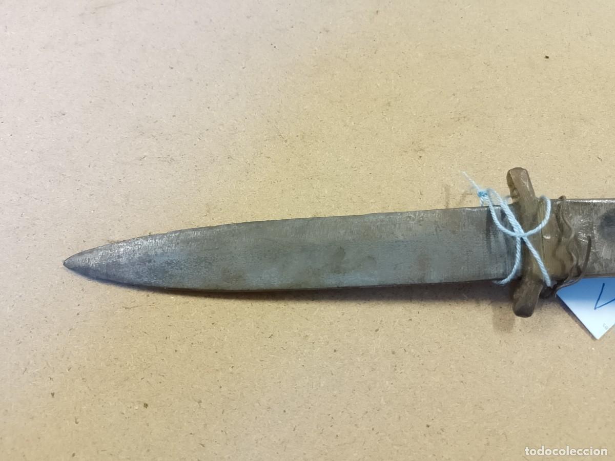 Antig&uuml;edades: Cuchillo casero de 28,5cm - Foto 4
