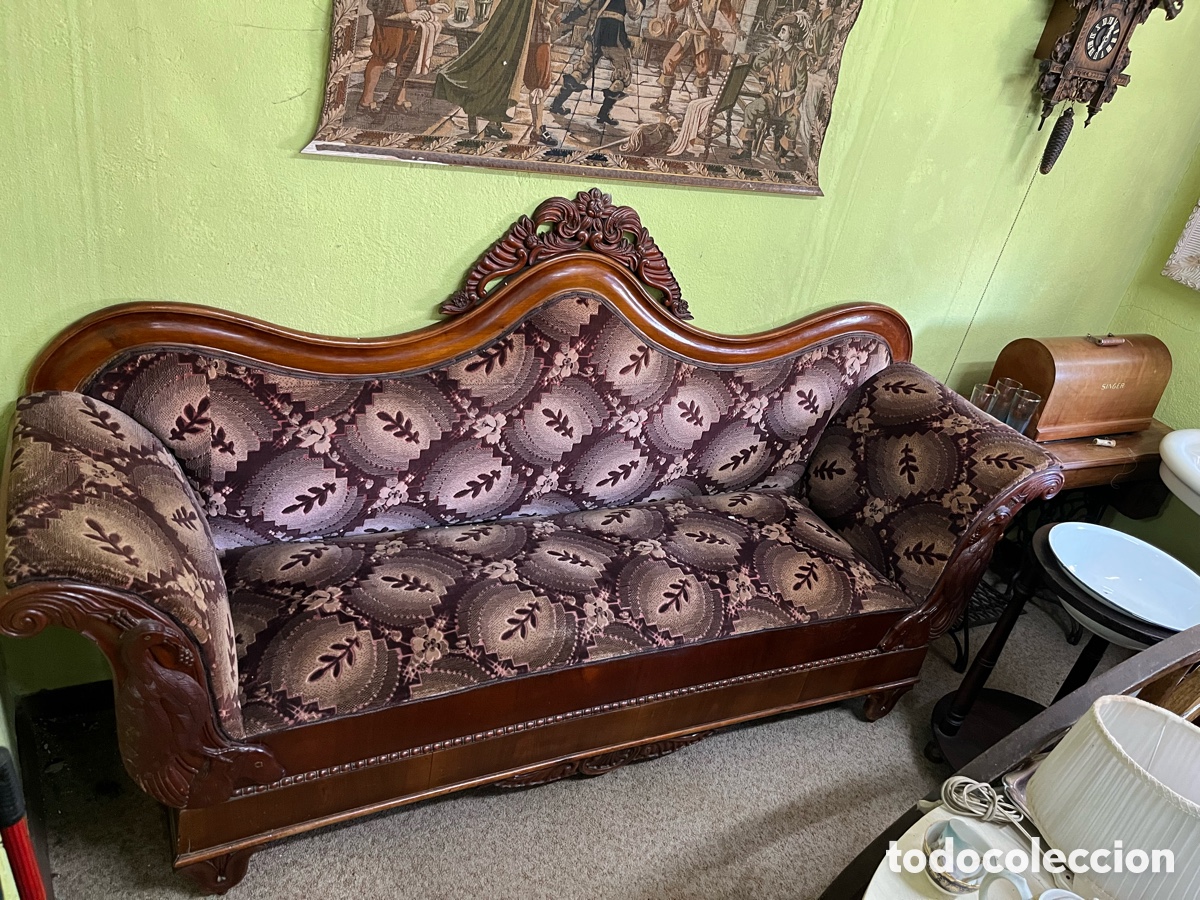 Antig&uuml;edades: Sof&aacute; Imperio para restaurar - Foto 1