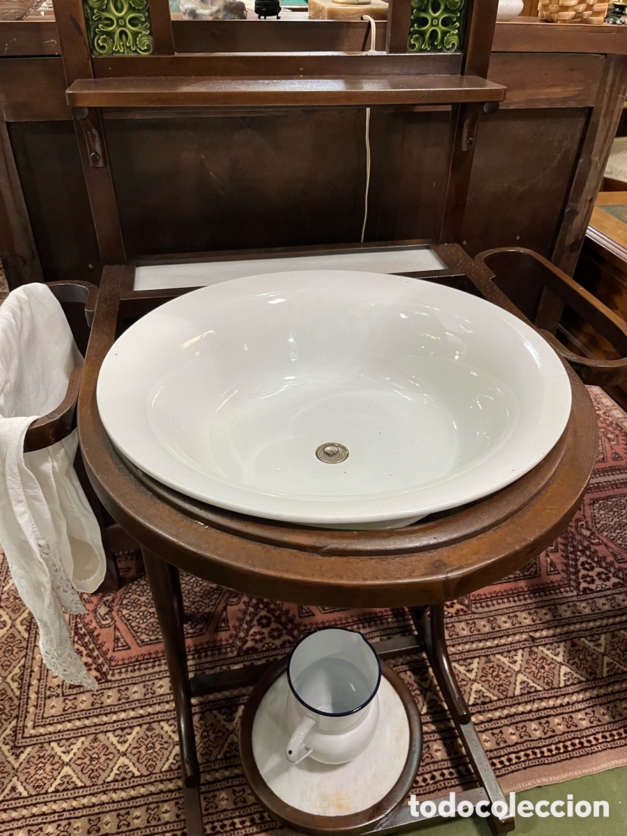 Antig&uuml;edades: Lavabo tipo tonet, restaurado - Foto 2