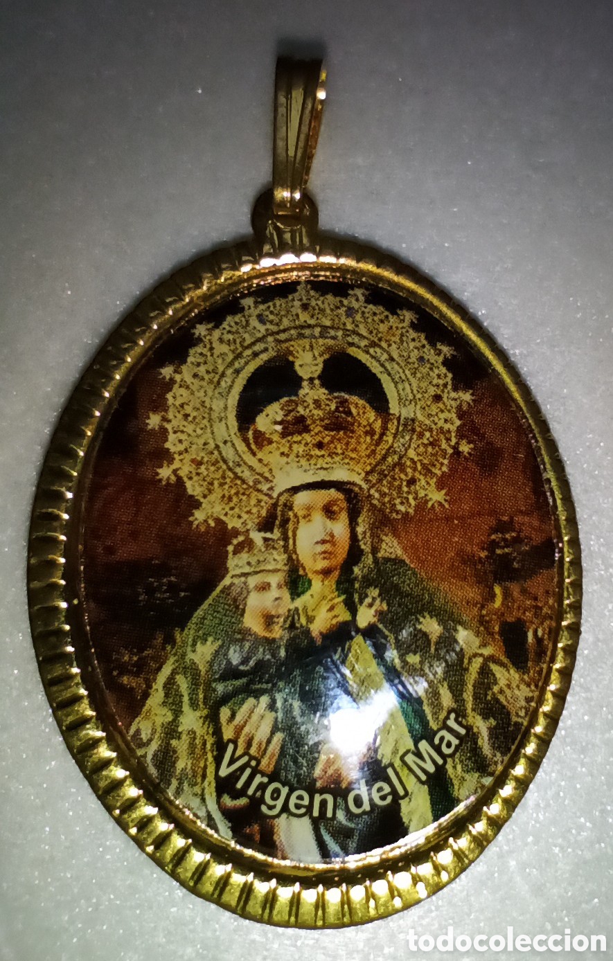 Antig&uuml;edades: MEDALLA DE LA VIRGEN DEL MAR - Almer&iacute;a - Foto 1