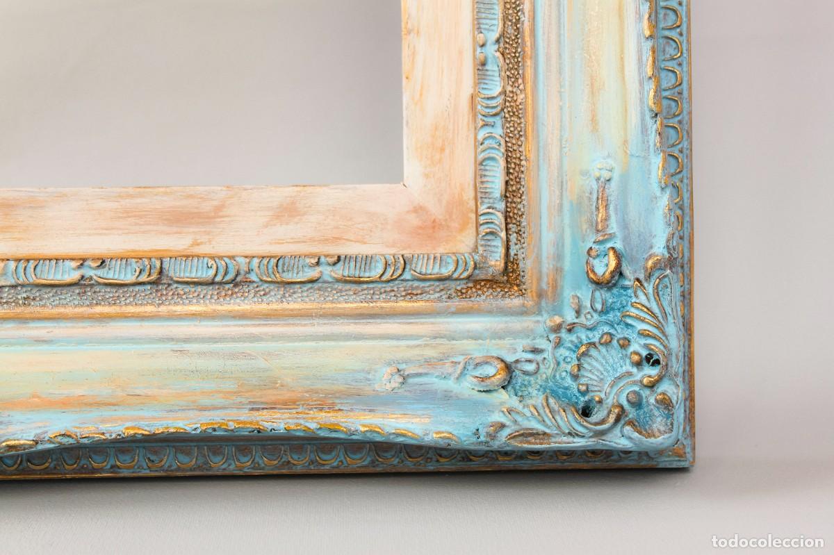 Antig&uuml;edades: Marco barroco de madera, estilo Luis XV. - Foto 6