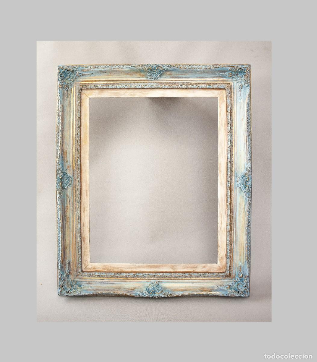 Antig&uuml;edades: Marco barroco de madera, estilo Luis XV. - Foto 1