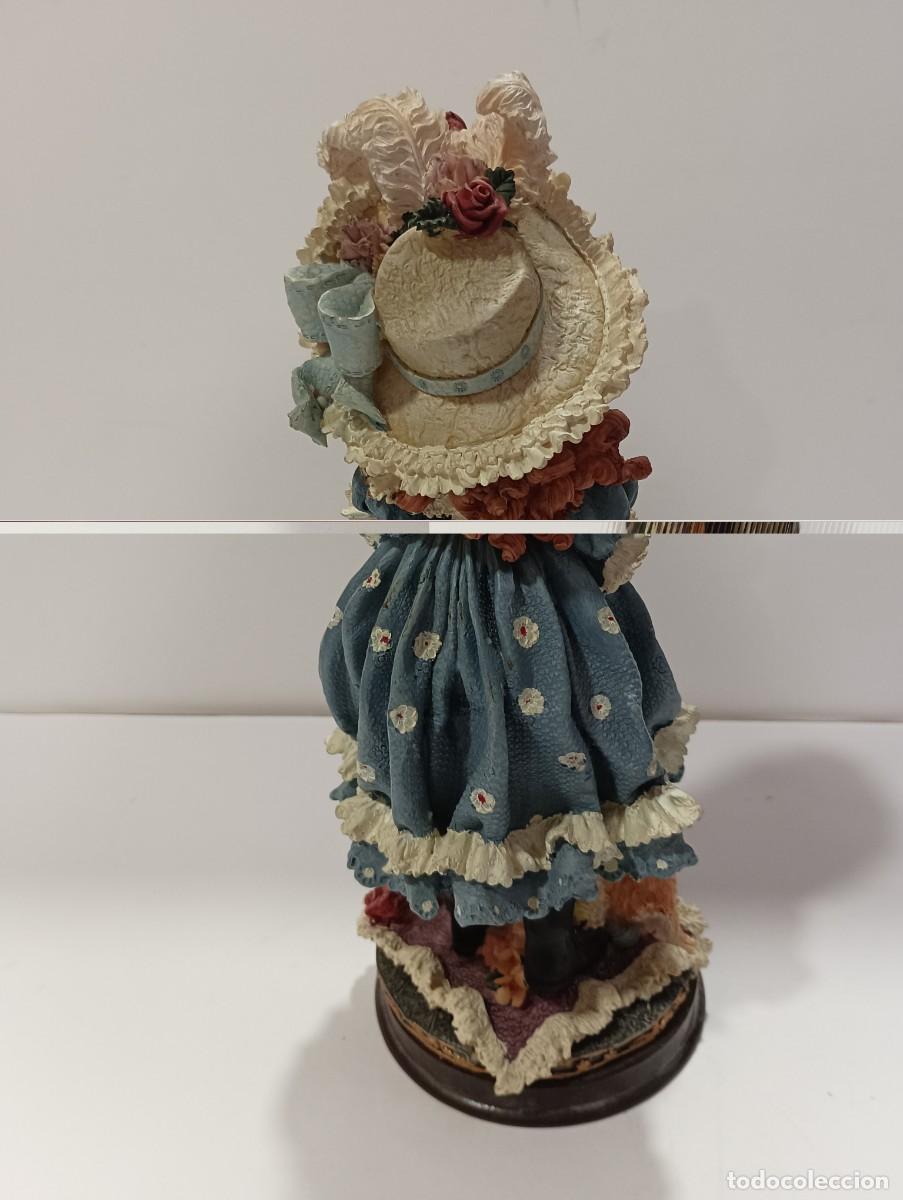 Antig&uuml;edades: FIGURA NI&Ntilde;A CON GATO - Foto 3