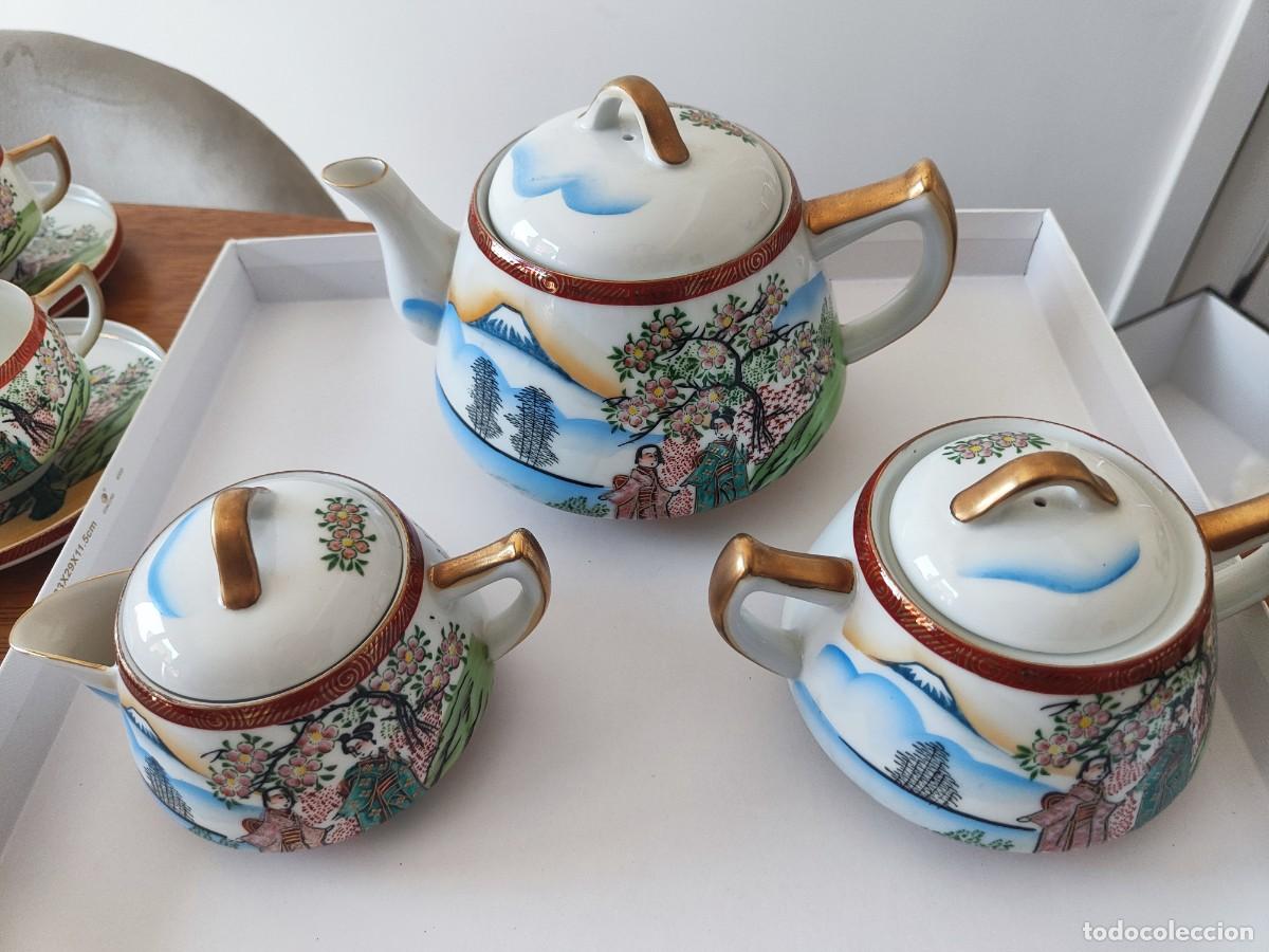 Antig&uuml;edades: Servicio de t&eacute; de porcelana china - Foto 1