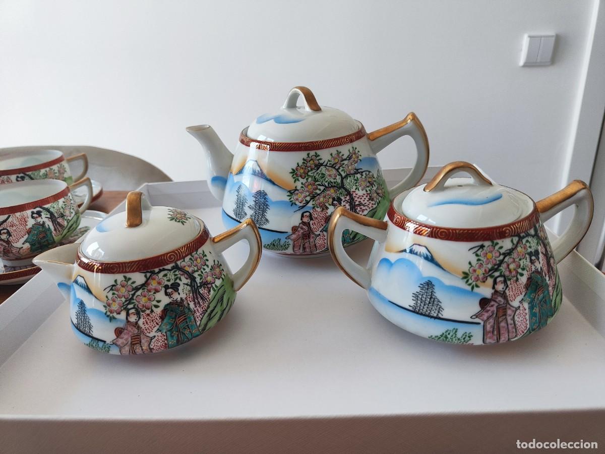 Antig&uuml;edades: Servicio de t&eacute; de porcelana china - Foto 5