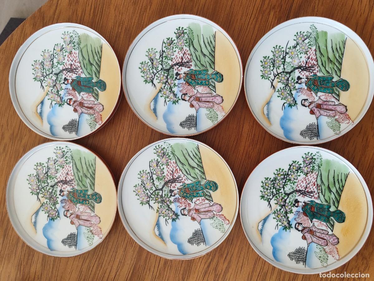 Antig&uuml;edades: Servicio de t&eacute; de porcelana china - Foto 6