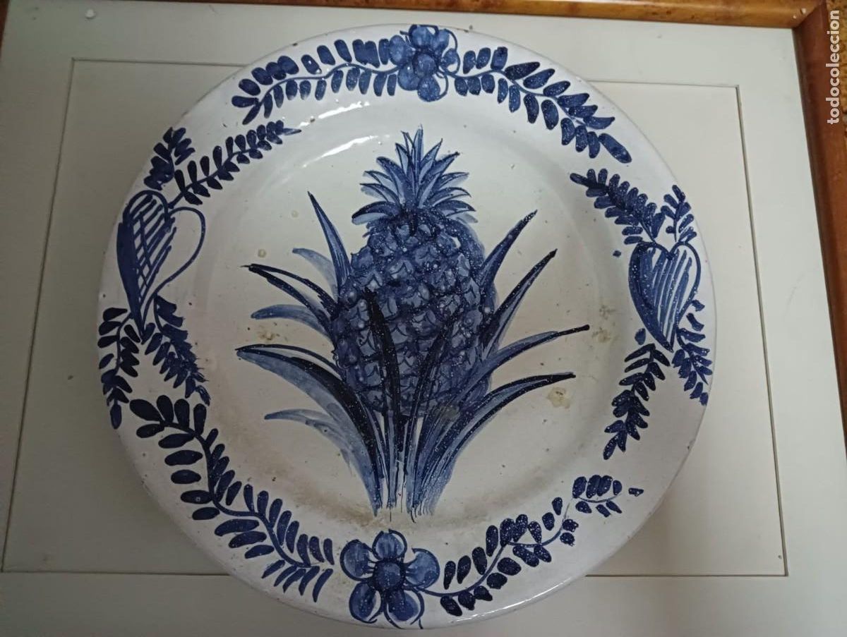 Antig&uuml;edades: Plato de cer&aacute;mica con sello - Foto 1