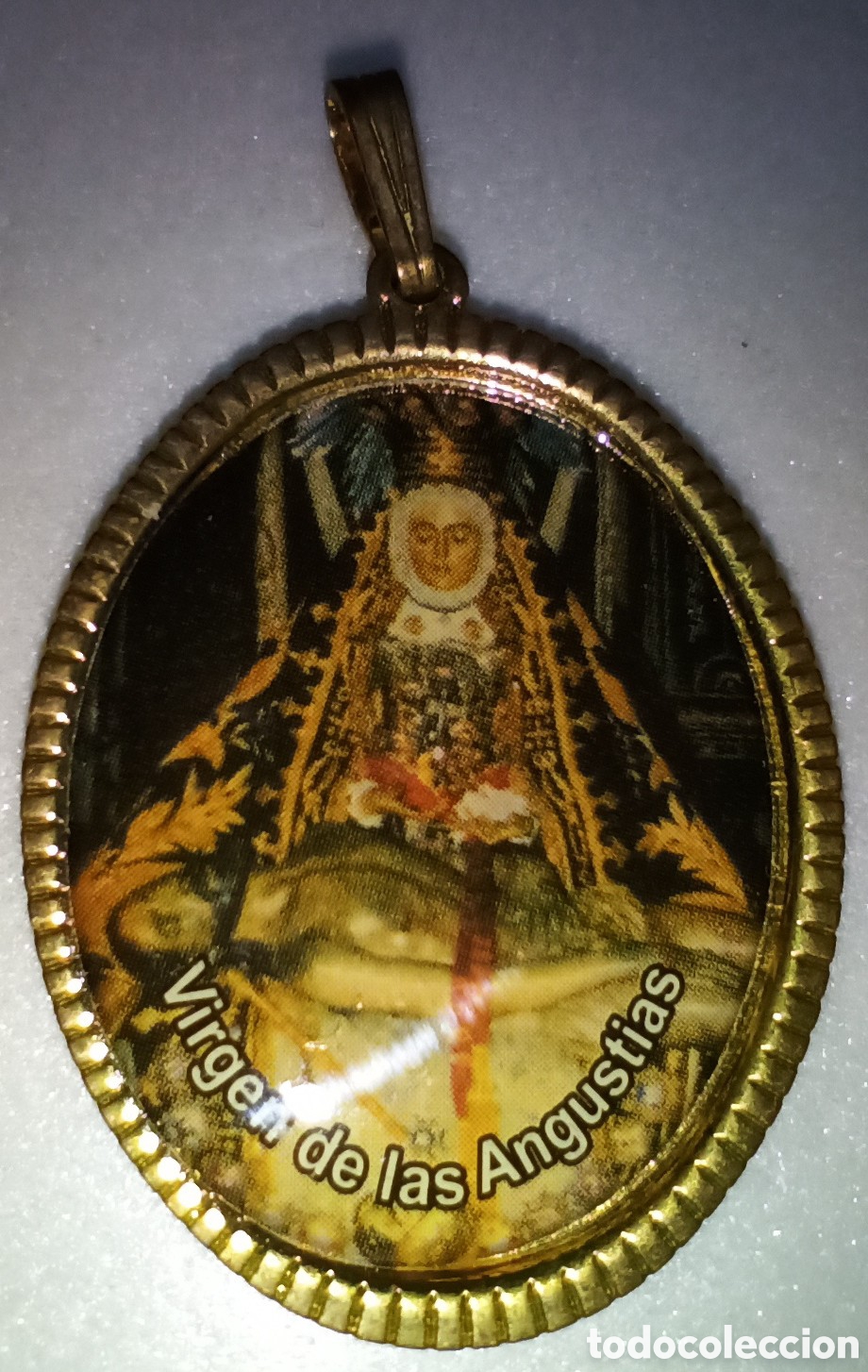 Antig&uuml;edades: MEDALLA de la VIRGEN DE LAS ANGUSTIAS - Granada - Foto 1