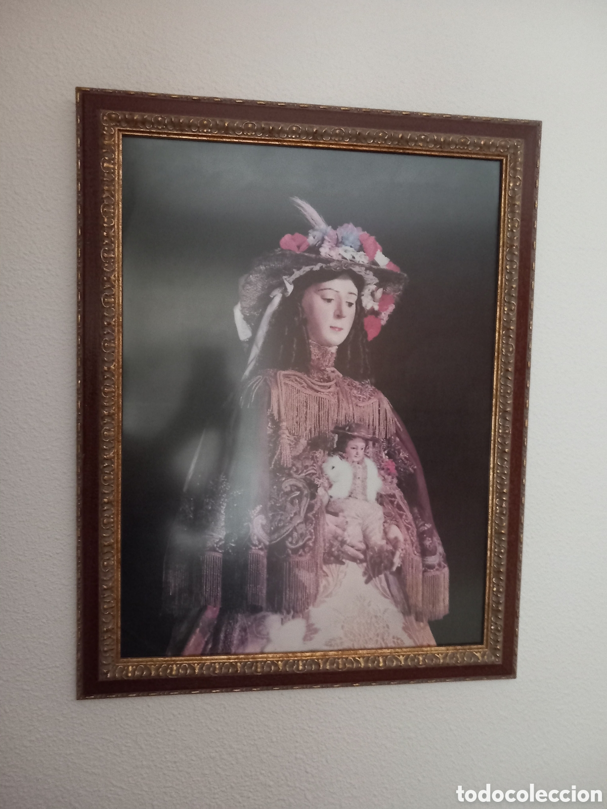 Antig&uuml;edades: Cuadro virgen del Roc&iacute;o - Foto 1