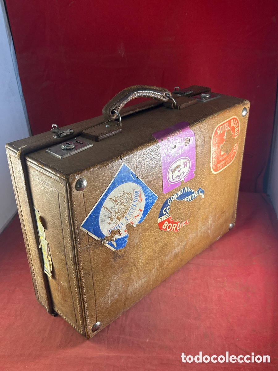 Antig&uuml;edades: MALET&Iacute;N ANTIGUO DE VIAJE - Foto 3