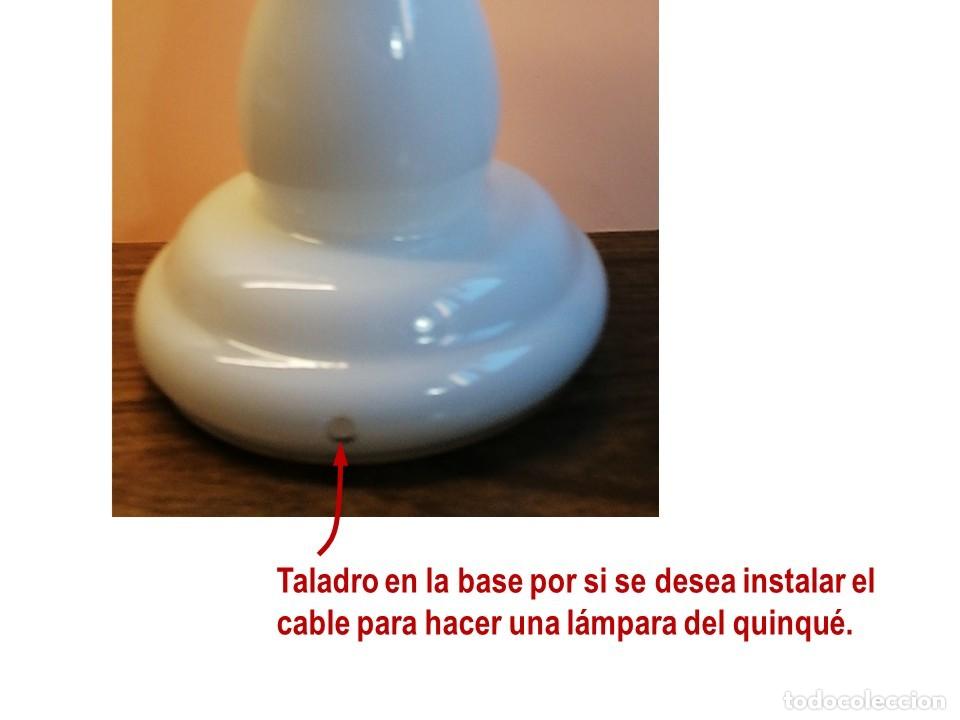 Antig&uuml;edades: QUINQU&Eacute; DE OPALINA BLANCA - Foto 2