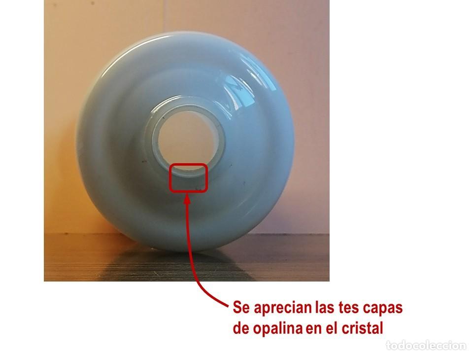 Antig&uuml;edades: QUINQU&Eacute; DE OPALINA BLANCA - Foto 3