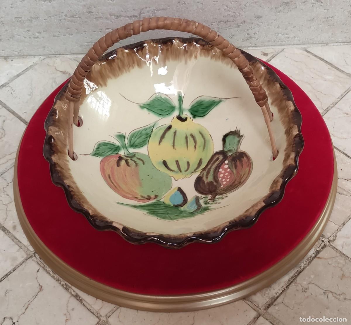 Antig&uuml;edades: FRUTERO DE CER&Aacute;MICA PUIGDEMONT - Foto 5