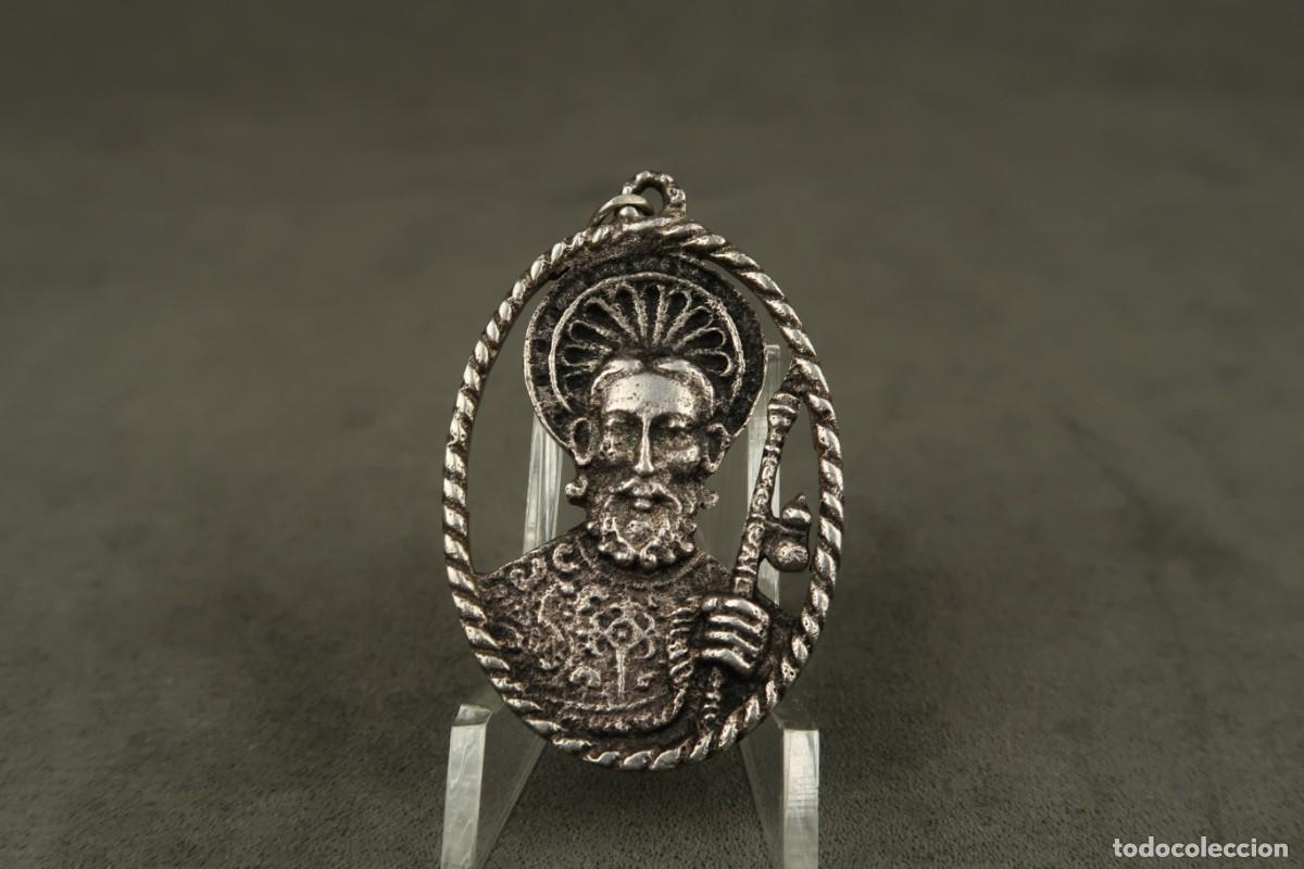 Antig&uuml;edades: Antigua Medalla Religiosa de Plata - Foto 1
