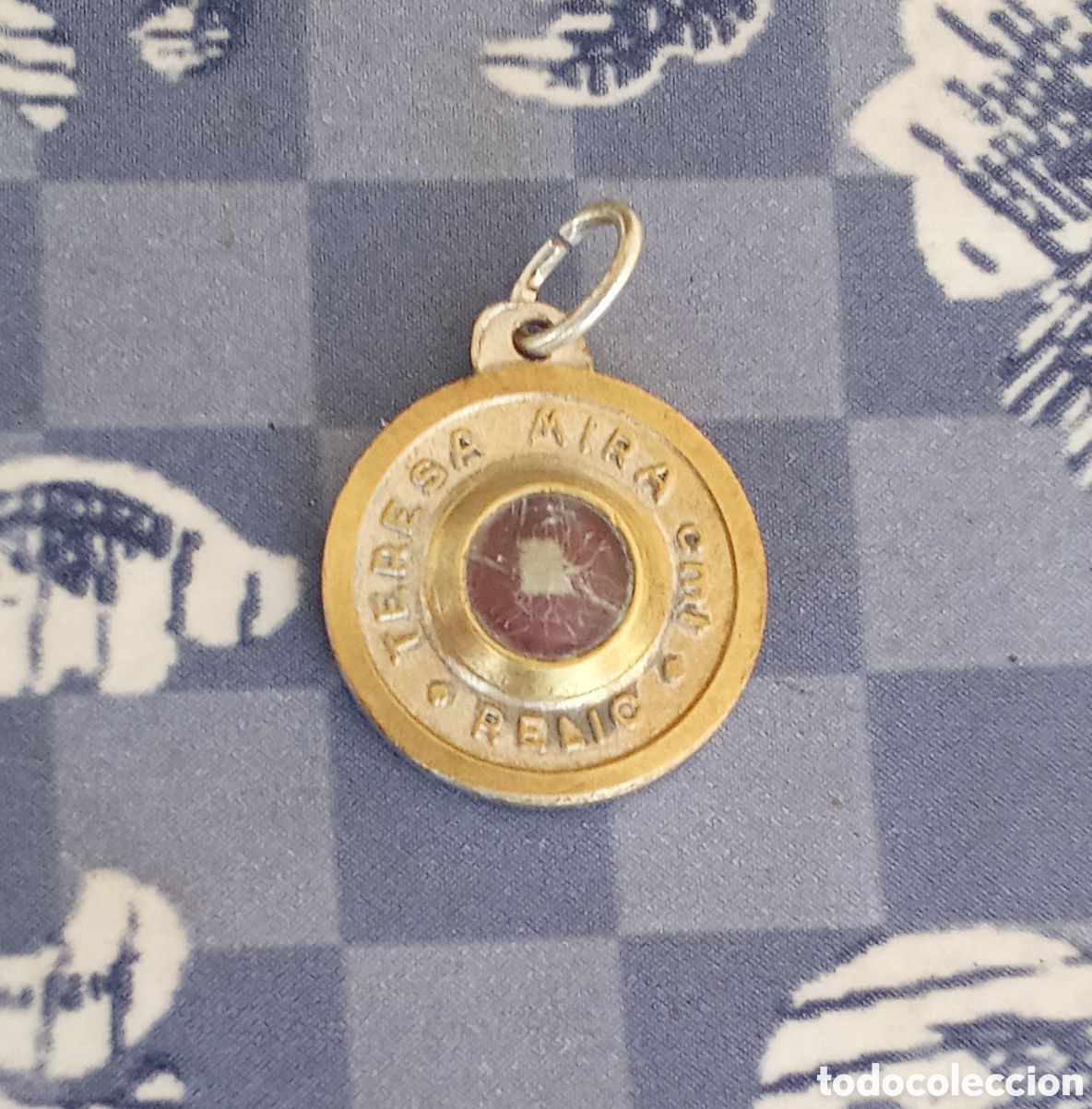 Antig&uuml;edades: MEDALLA PEQUE&Ntilde;A SANTA TERESA - Foto 2