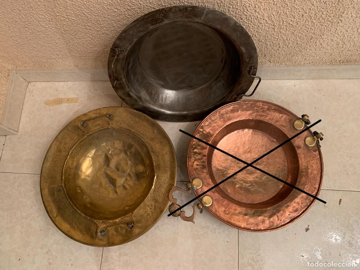 Antig&uuml;edades: Braseros antiguos, dos piezas - Foto 2