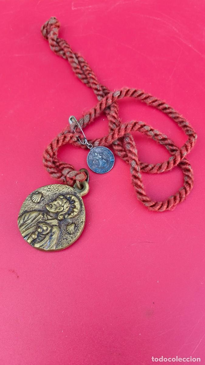 Antig&uuml;edades: M&eacute;daille de bronze saint jacques d&eacute; Compostelle 1965 - Foto 1