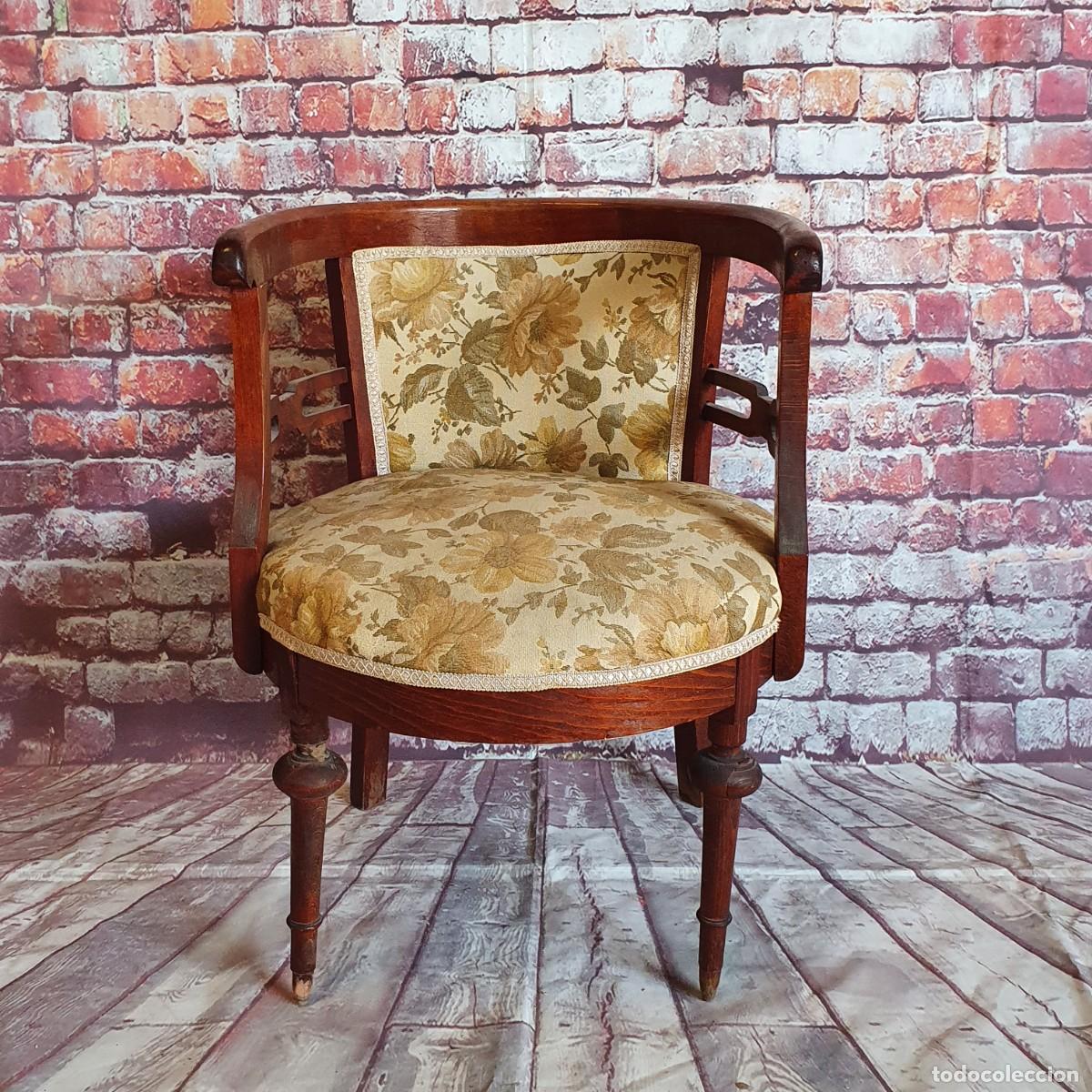 Antig&uuml;edades: Sillon de dormitorio Art Nouveau - Foto 1