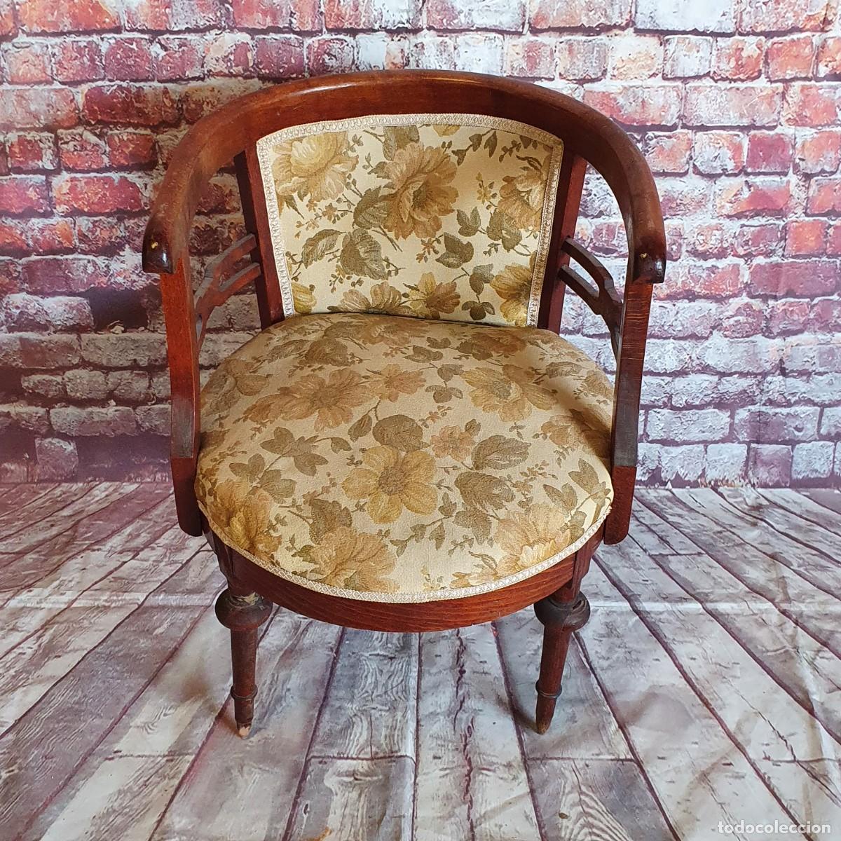 Antig&uuml;edades: Sillon de dormitorio Art Nouveau - Foto 2