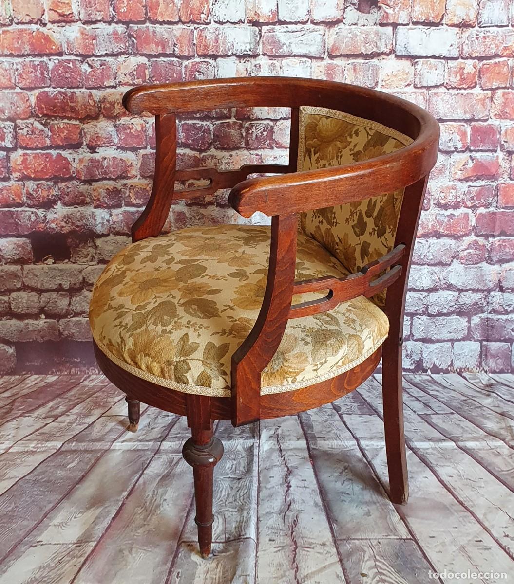 Antig&uuml;edades: Sillon de dormitorio Art Nouveau - Foto 3