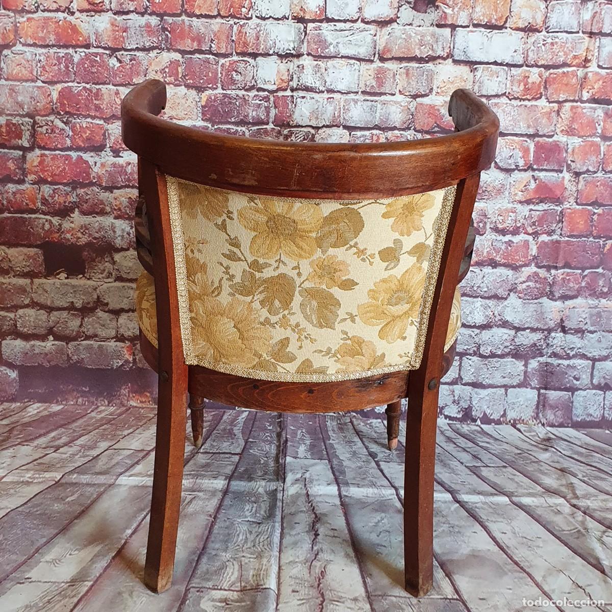 Antig&uuml;edades: Sillon de dormitorio Art Nouveau - Foto 4