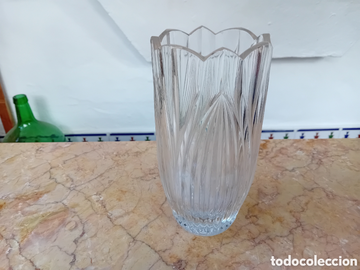 Antig&uuml;edades: Jarr&oacute;n de cristal tallado - Foto 2