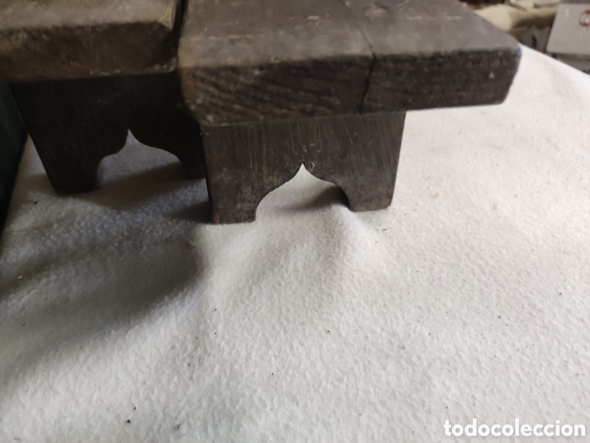 Antig&uuml;edades: Pareja de soportes de ba&uacute;l - Foto 4
