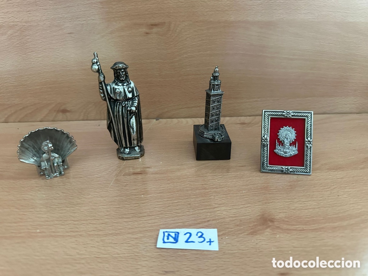Antig&uuml;edades: Lote de 4 Figuras religiosas - Foto 2