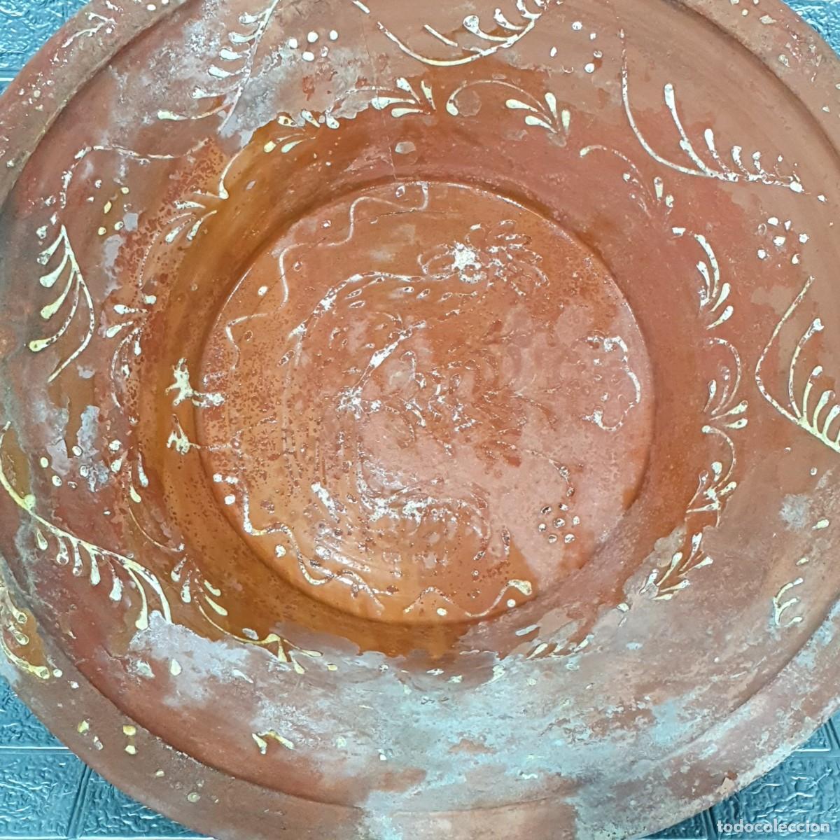 Antig&uuml;edades: Lebrillo antiguo de barro - Foto 2