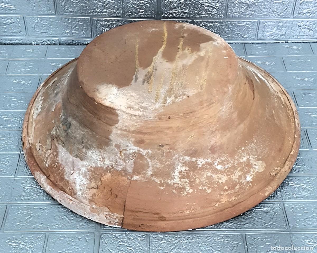 Antig&uuml;edades: Lebrillo antiguo de barro - Foto 3