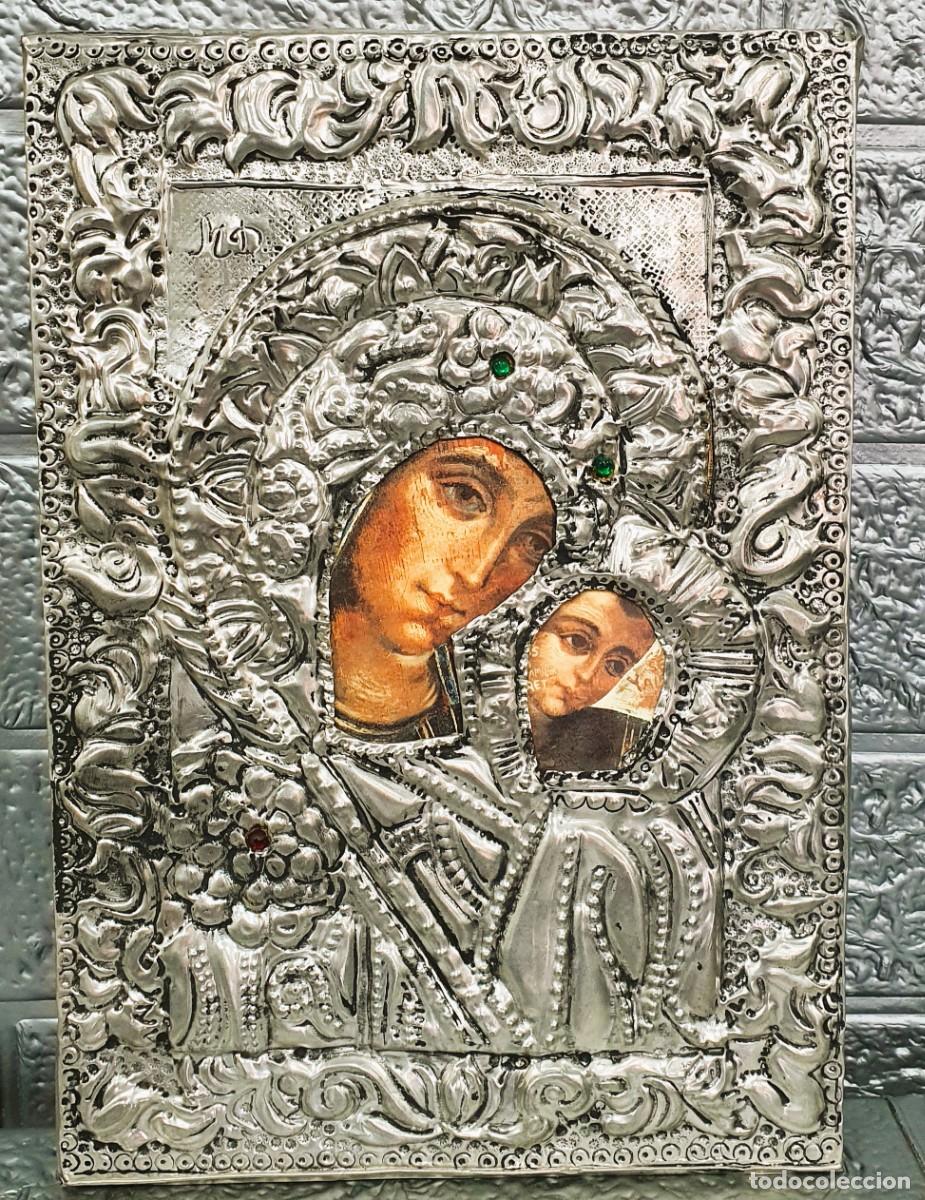 Antig&uuml;edades: Icono Virgen con ni&ntilde;o - Foto 1