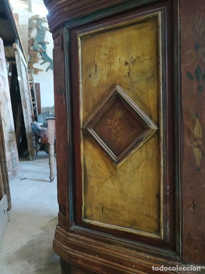 Antig&uuml;edades: P&uacute;lpito policromado aragon&eacute;s - Foto 3