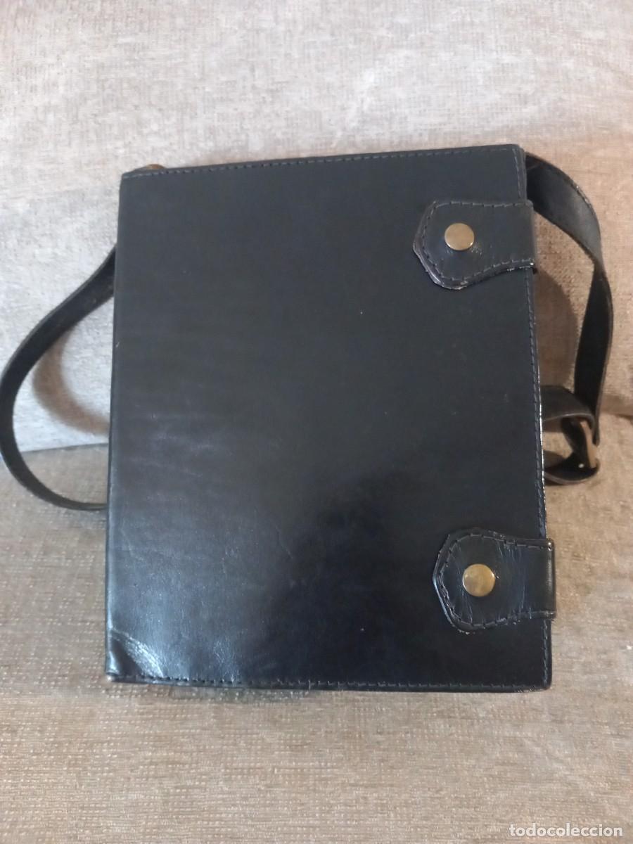 Antig&uuml;edades: Bolso antiguo cuero portadocumentos - Foto 6