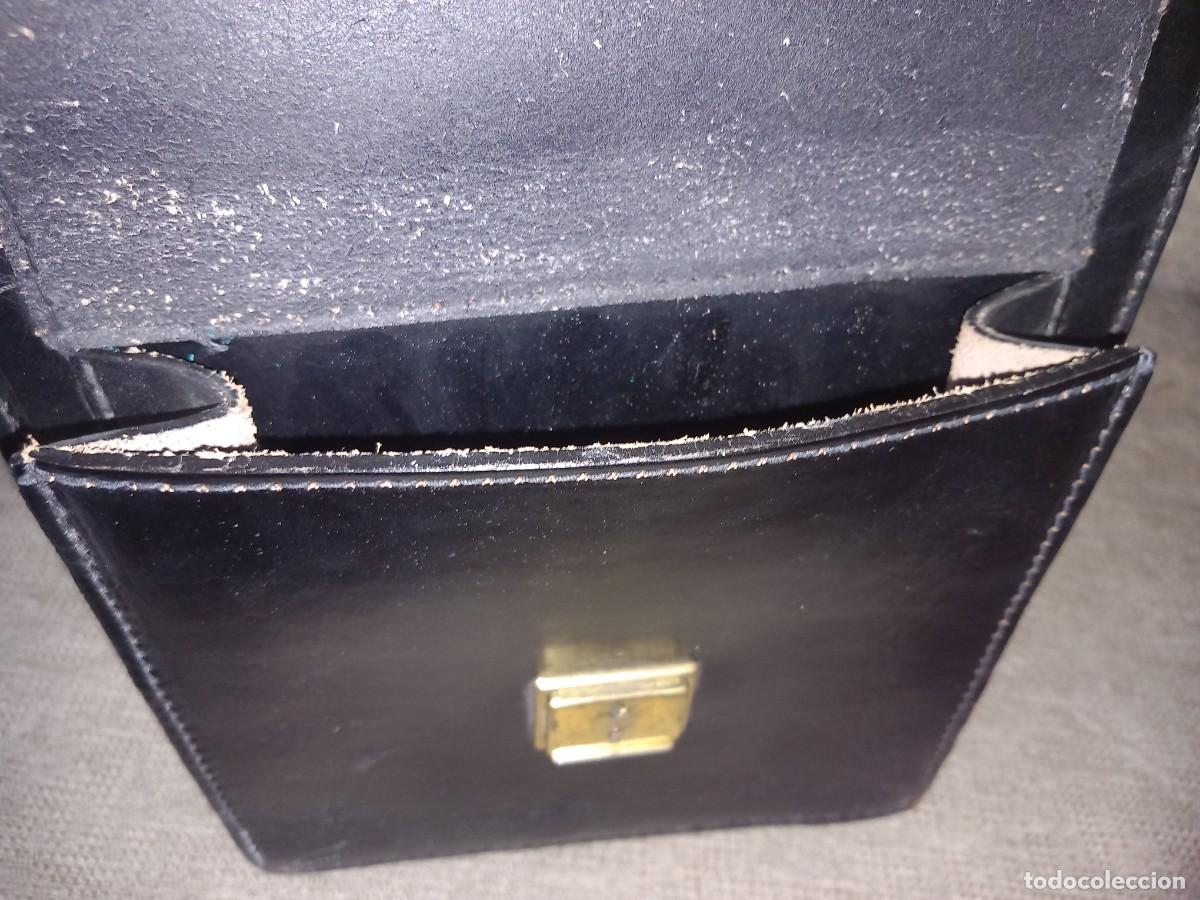 Antig&uuml;edades: Bolso antiguo cuero portadocumentos - Foto 12