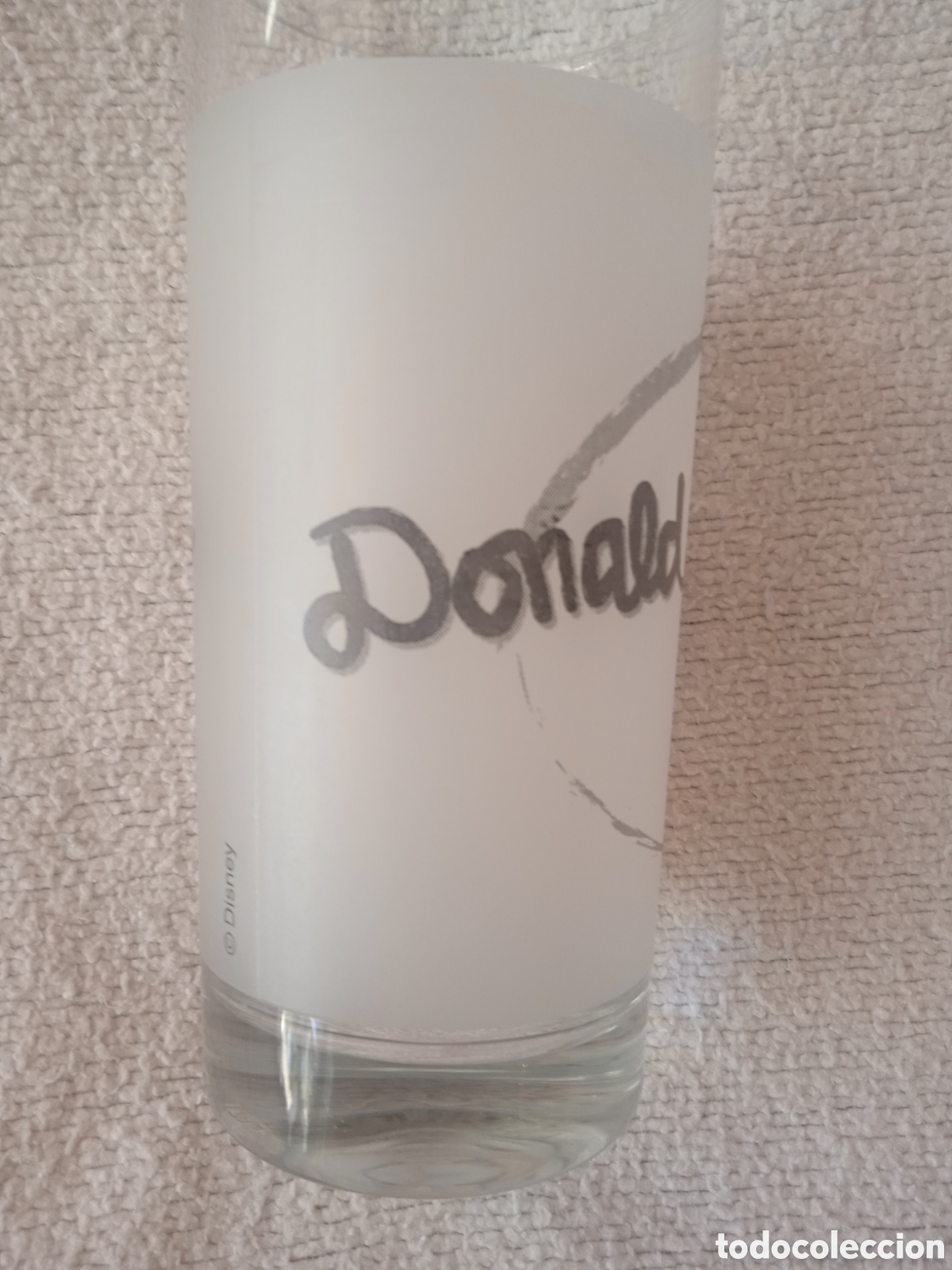 Antig&uuml;edades: VASO CRISTAL DONALD * DISNEY - Foto 2