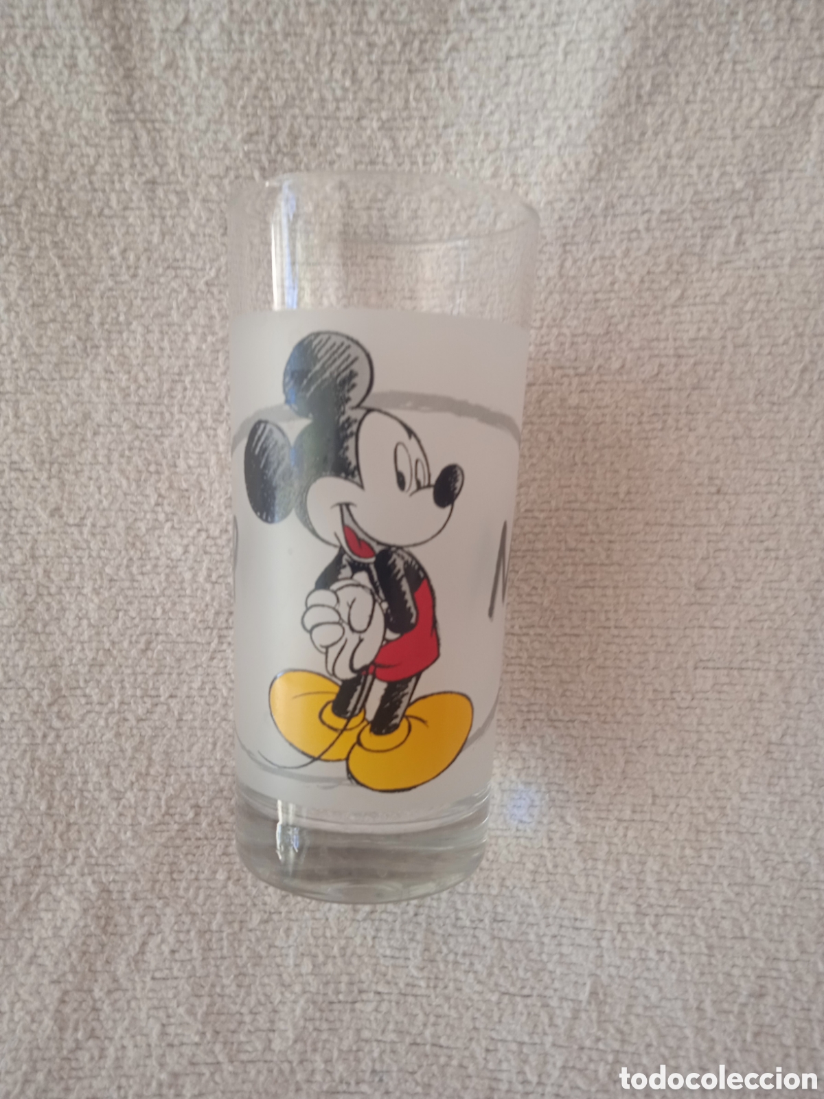 Antig&uuml;edades: VASO CRISTAL MICKEY* DISNEY - Foto 1