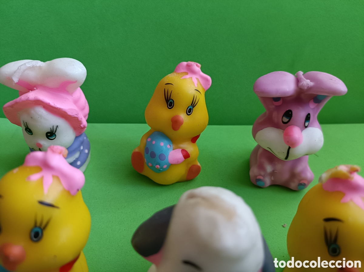 Antig&uuml;edades: Vintage 6 velas animales - Foto 2