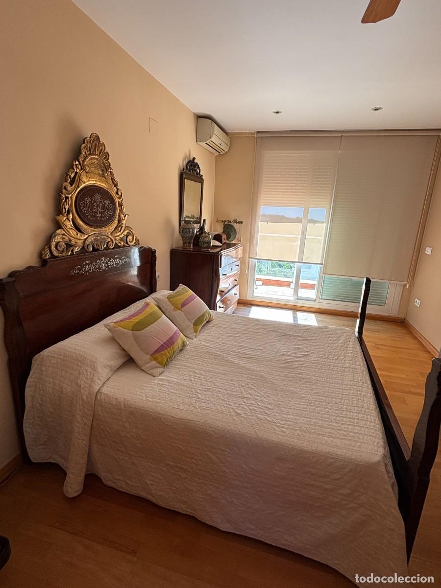 Antig&uuml;edades: cama antigua de caoba - Foto 3