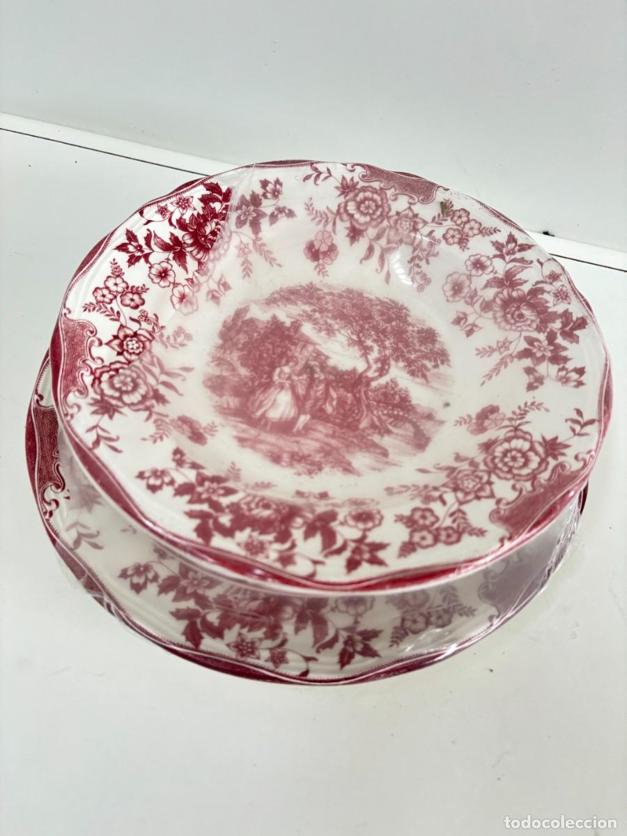 Antig&uuml;edades: 3PLATOS PORCELANA ITALIANA QUADRIFOGLIO