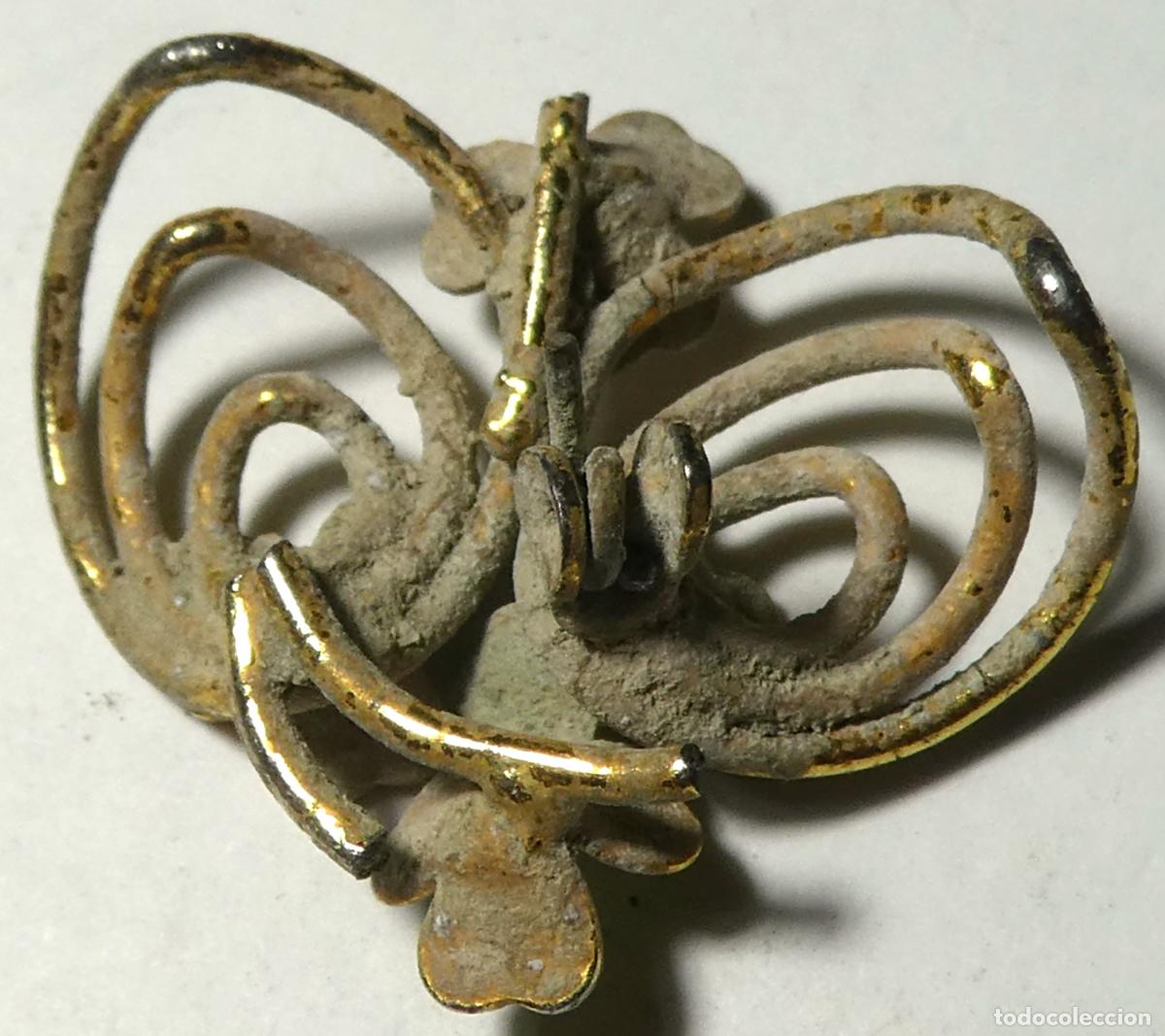 Antig&uuml;edades: Antiguo broche chapado en oro - Foto 2