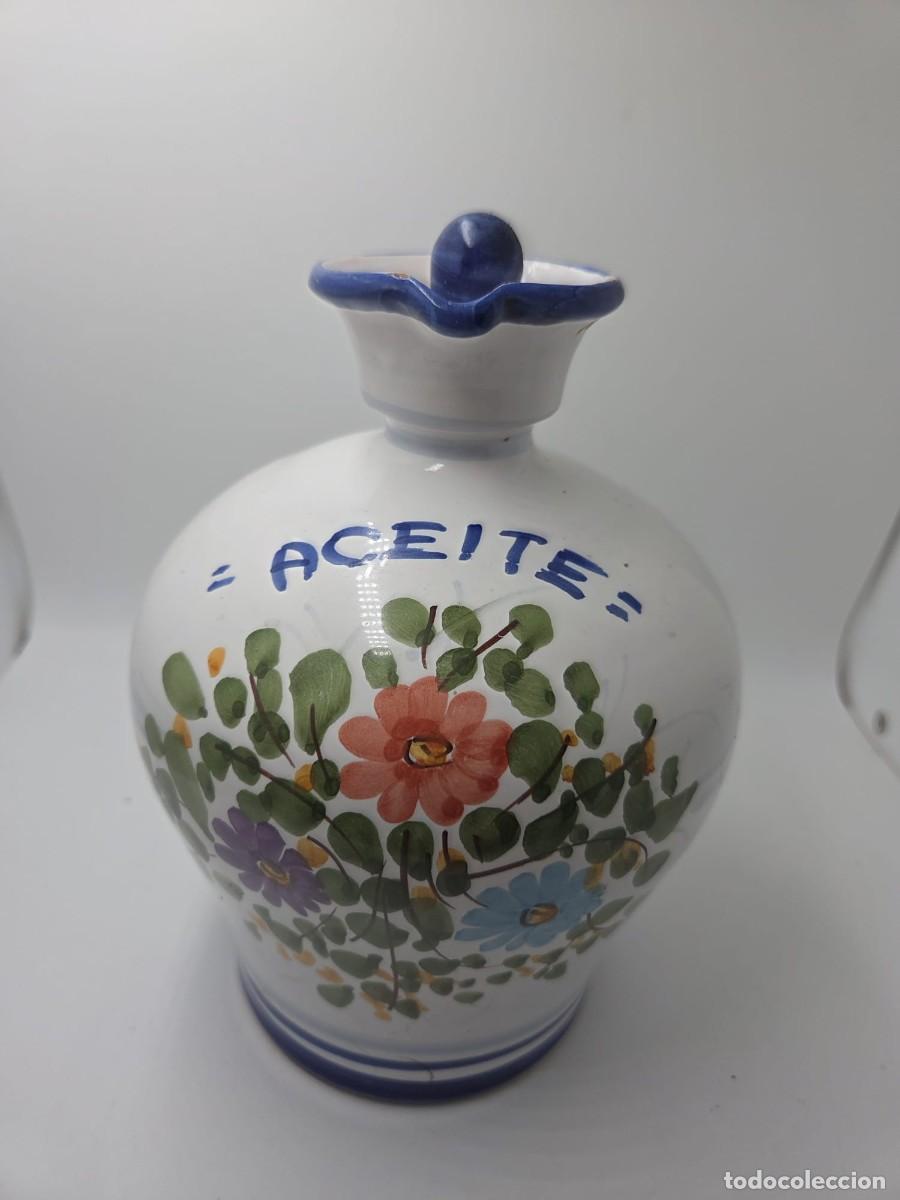 Antig&uuml;edades: Aceitera de cer&aacute;mica decorativa - Foto 1