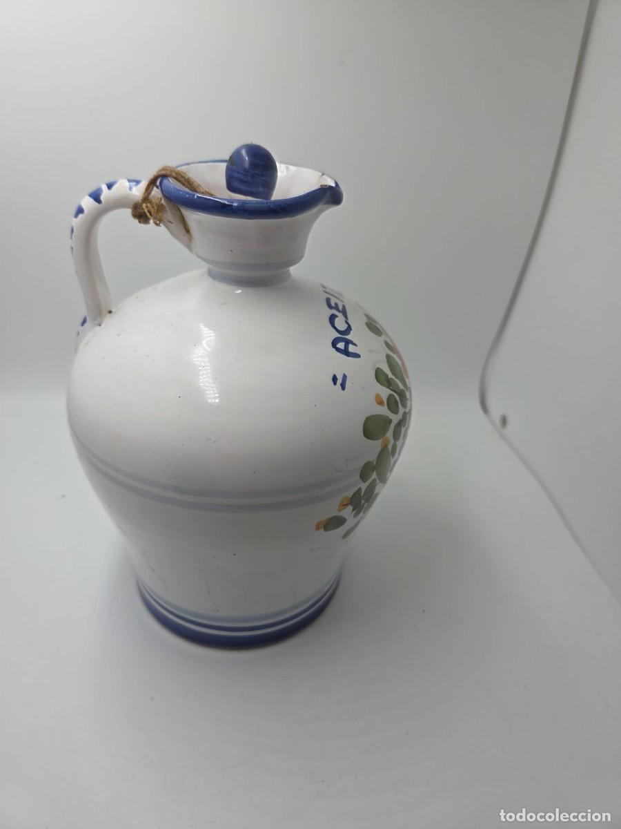 Antig&uuml;edades: Aceitera de cer&aacute;mica decorativa - Foto 2