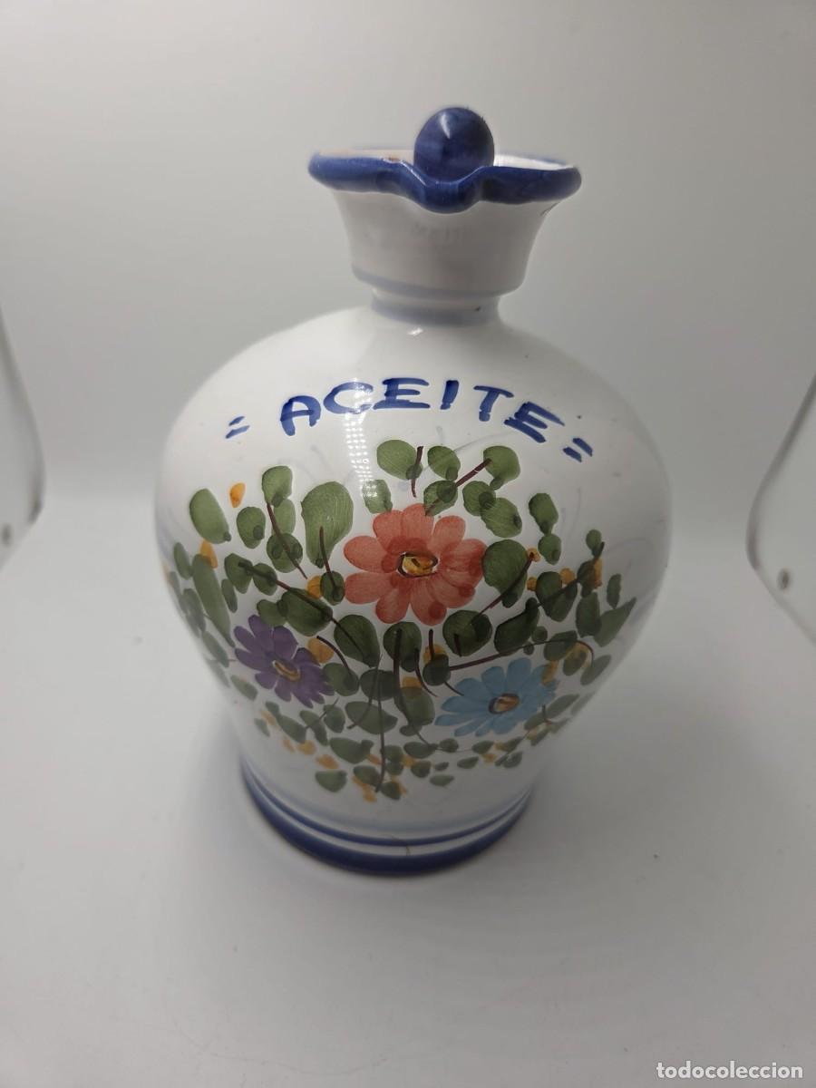 Antig&uuml;edades: Aceitera de cer&aacute;mica decorativa - Foto 5