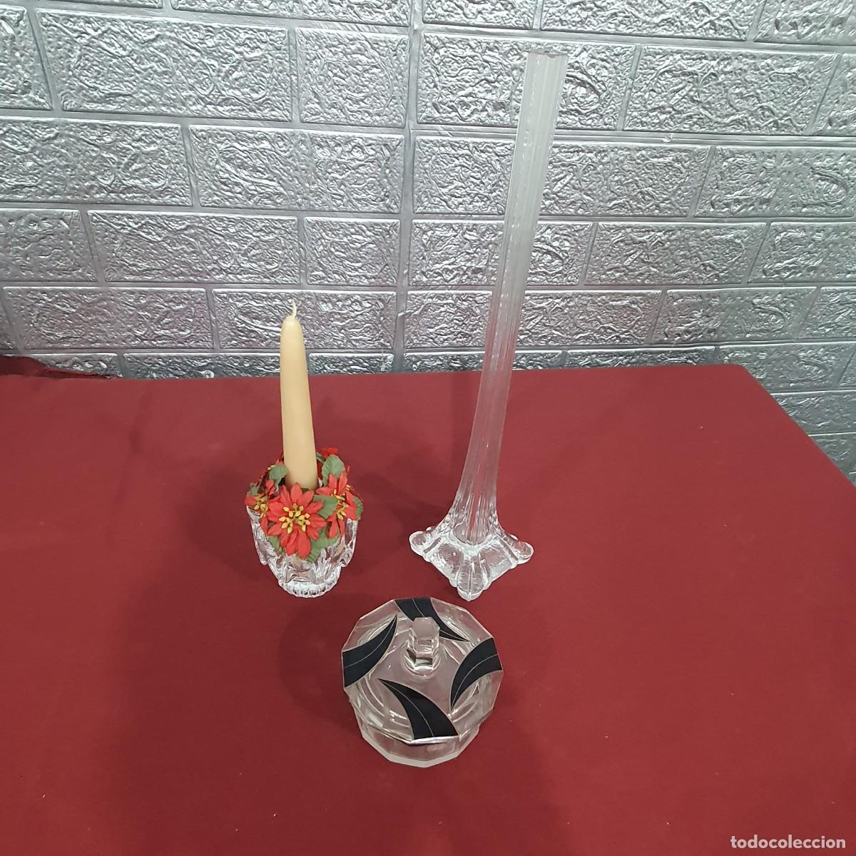 Antig&uuml;edades: Piezas de cristal variado - Foto 1
