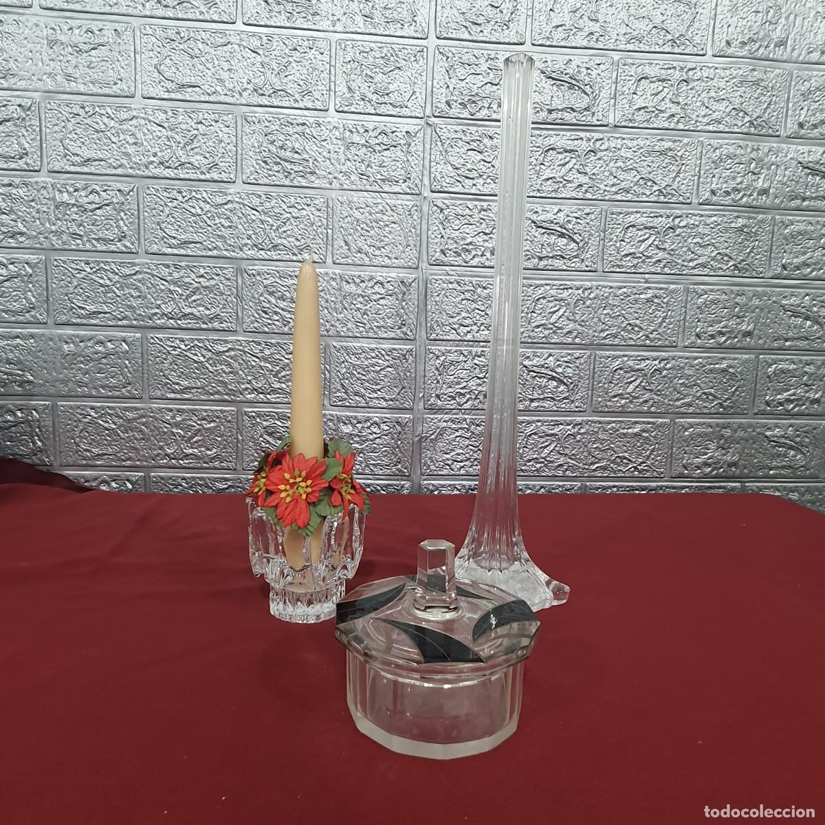 Antig&uuml;edades: Piezas de cristal variado - Foto 2